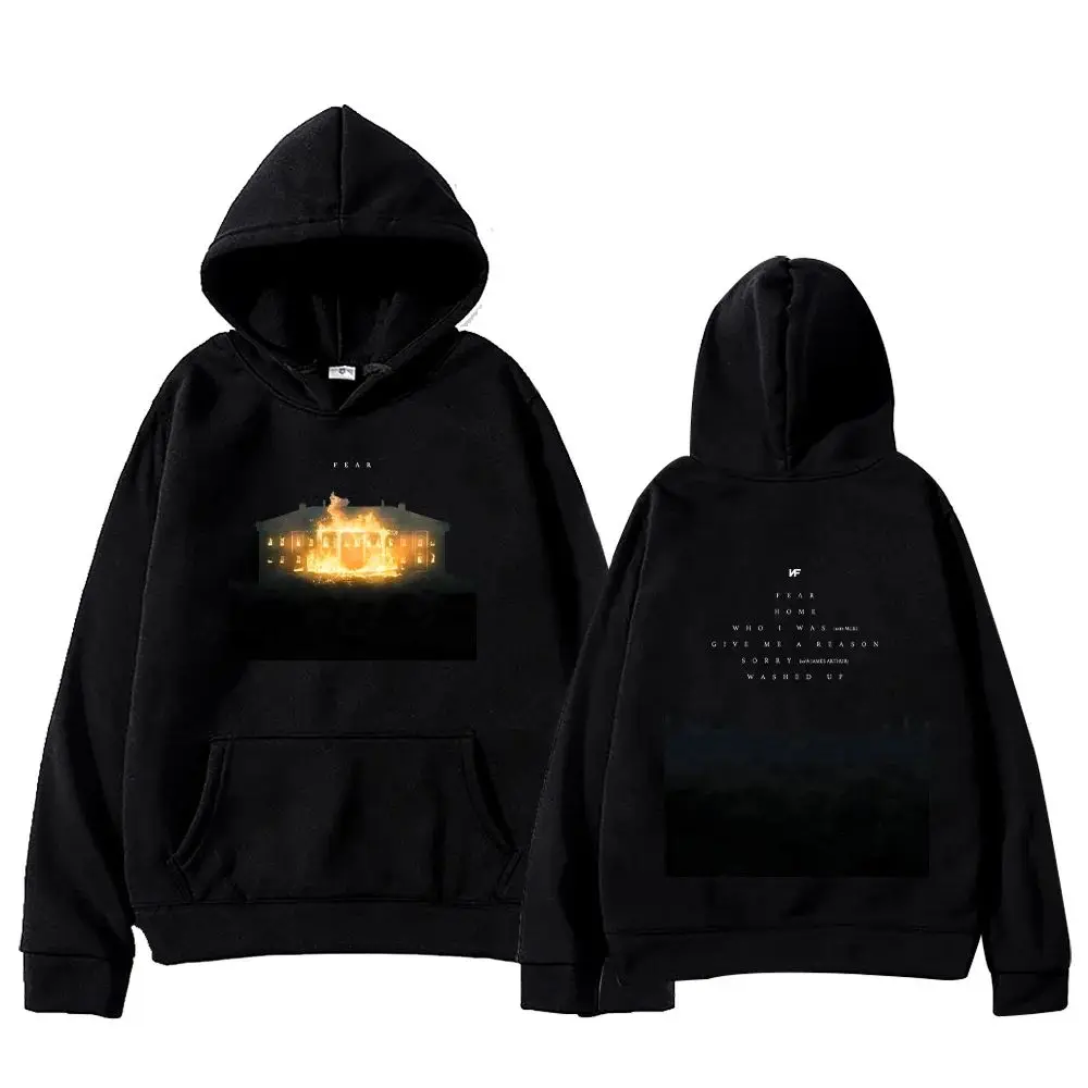 Hip Pop Y2k Hoodies Harajuku Fashion Street Wear Print Sweatshirt NF Fear New Pattern Album Hoodie 2026 Autumn Winter Unisex