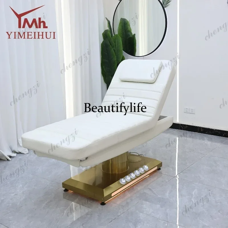 M138 TTT Adjustable Electric 3 Motor Beauty Lash Facial Table Massage Bed for Esthetician Spa Wellness Therapy for Salon Cosmeti