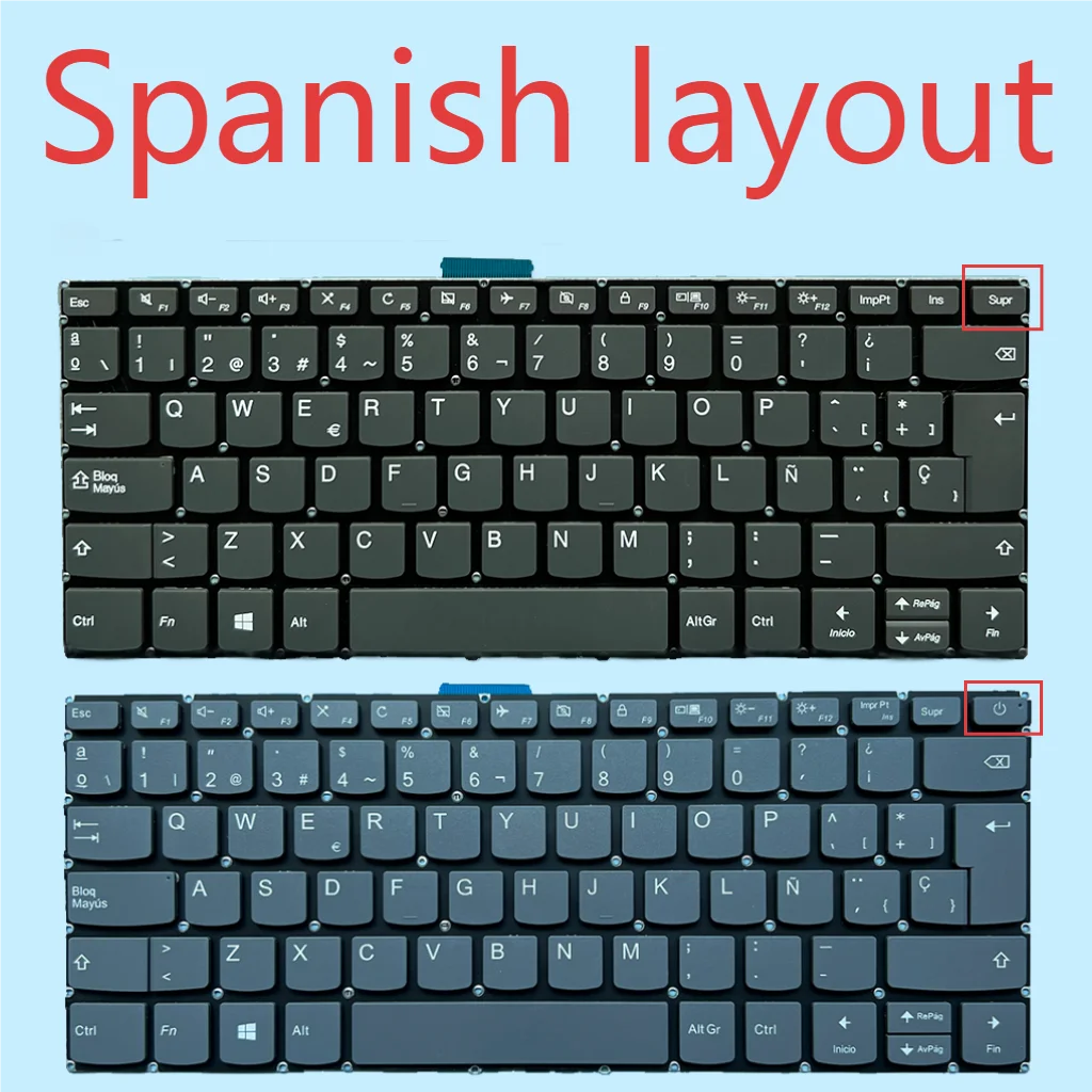 330-14 Spanish Keyboard For Lenovo Ideapad 330S-14 14IKB 14IGM 330-14AST Yoga 520-14IKB 320-14 720-14IKB V14-IWL/-IIL /-IGL/-ADA