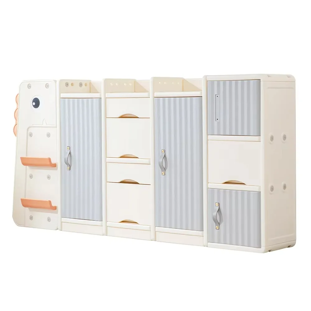 Детский шкаф-органайзер для хранения | Полка для игрушек с ящиками | Детский шкаф-купе для игровой комнаты, детской и детского сада