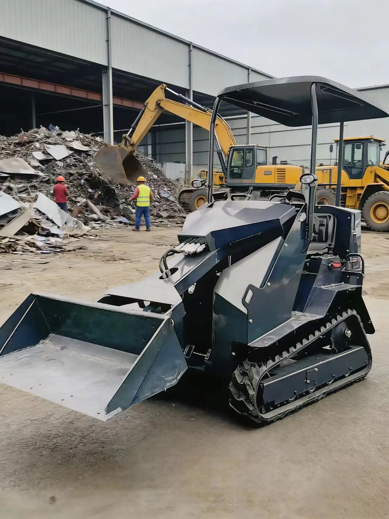 

Мини-погрузчик с бортовым поворотом на заказ для домашнего использования, малых проектов, уборки двора, обработки материалов, демонтажных работ в помещении