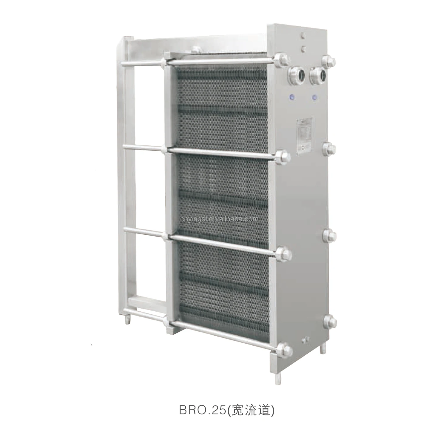 

BR009-3㎡ Sanitary Stainless Steel Food Grade Processing Single Stage Plate Type Heat Exchanger