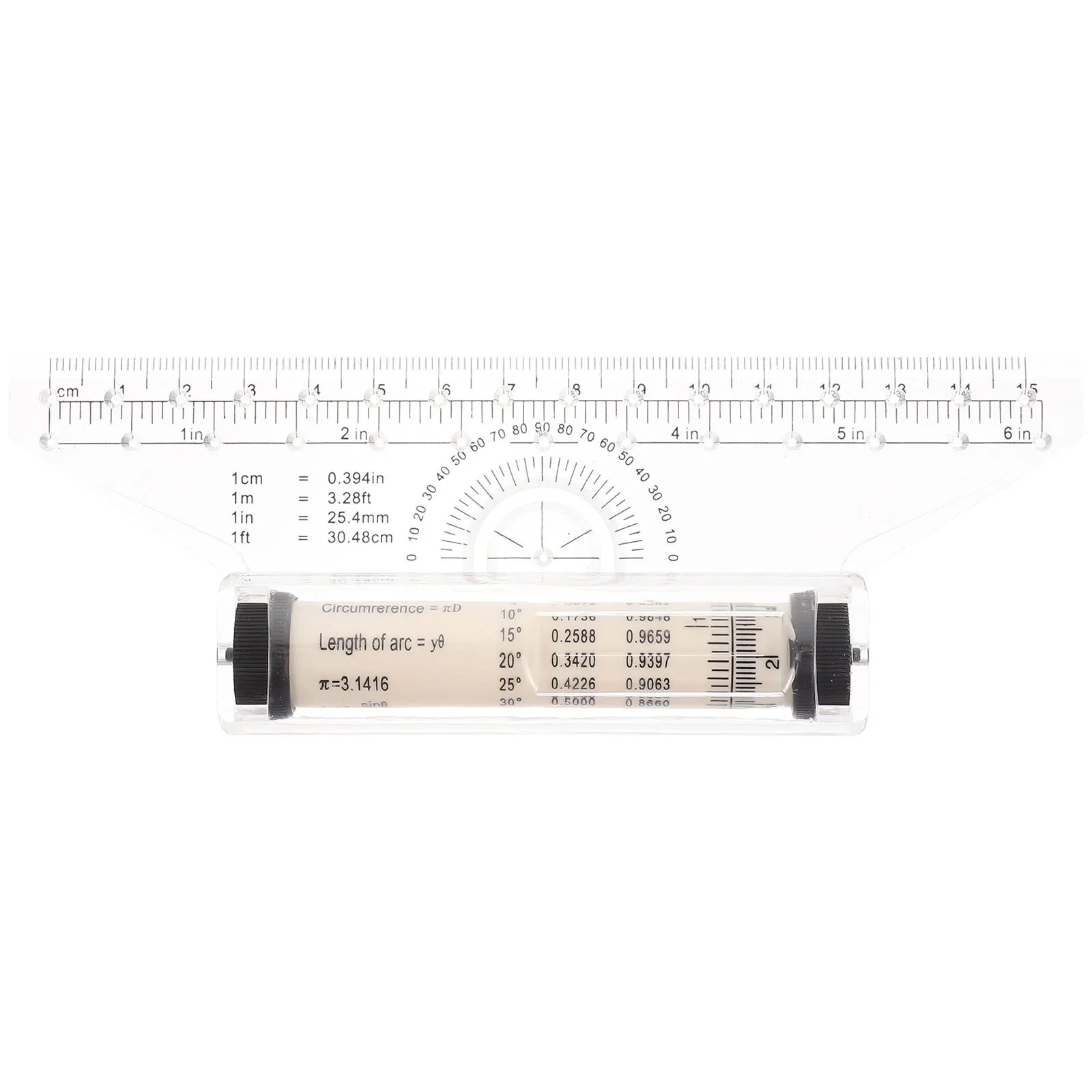 Rolling Ruler for Drawing Design Smooth Operation Parallel Ruler for Precise Measurements in Art Technical Drafting Education