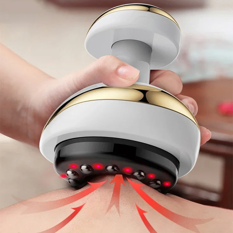 

Home Electric Guasha Scraping Massage Cupping Body Massager Vacuum Cans Suction Cup Anti-Cellulite Massager Heating Fat Burner