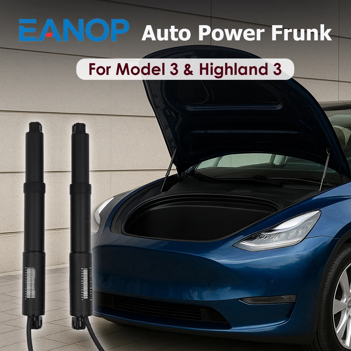 EANOP Digital V3.0 Автоматическая мощность хода для Tesla Model 3 Highland Y Juniper Smart Hands-Free Передний багажник Обновление Водонепроницаемый IPX 6