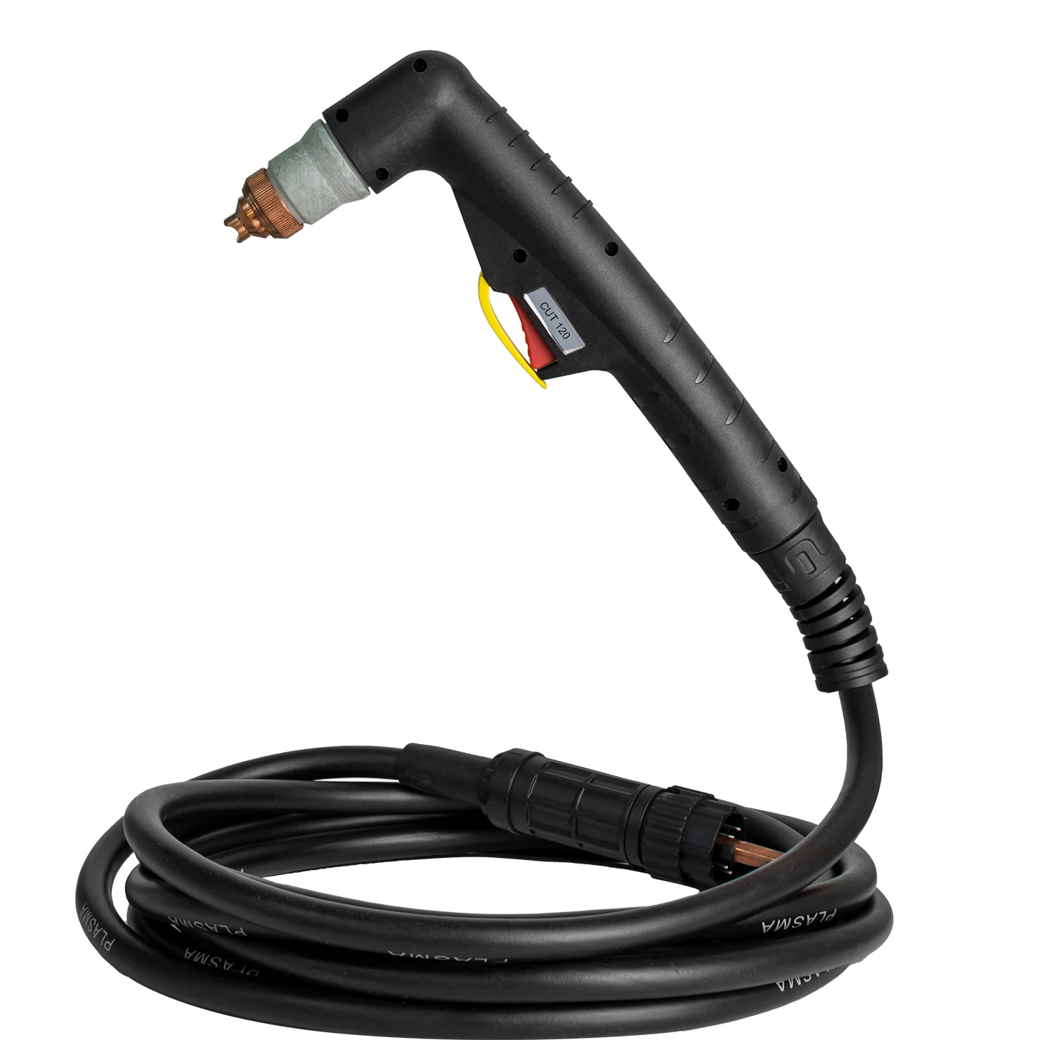 HITBOX CUT120 Handheld Plasma Cutting Torch - 6M Length, Central Plug, 120 Amp, None-H Frequency Mechanical Start