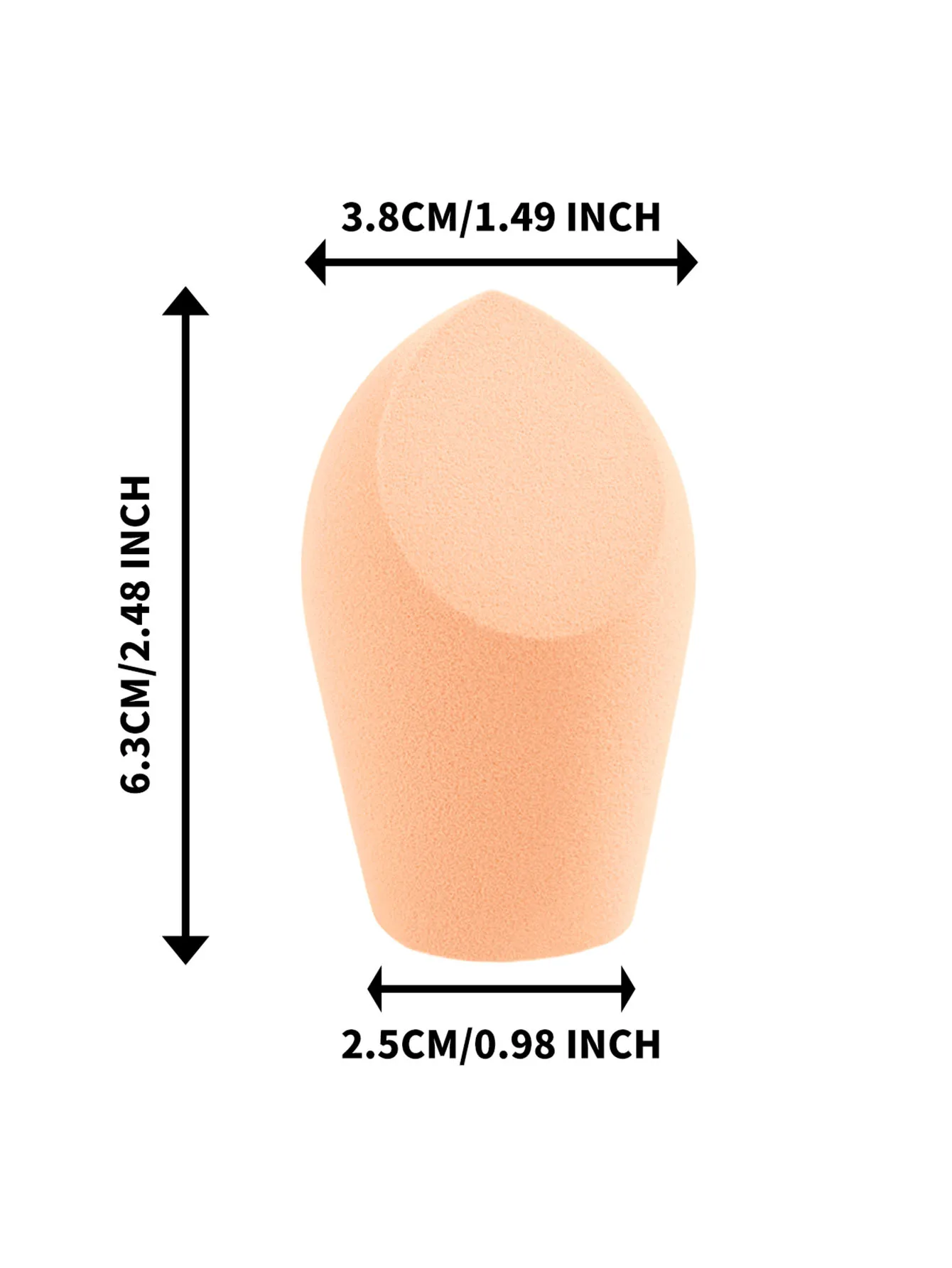 Conjunto de esponja de maquiagem 4 peças, adequado para esponjas secas e molhadas, todos os tipos de pele de pó, creme, pó líquido