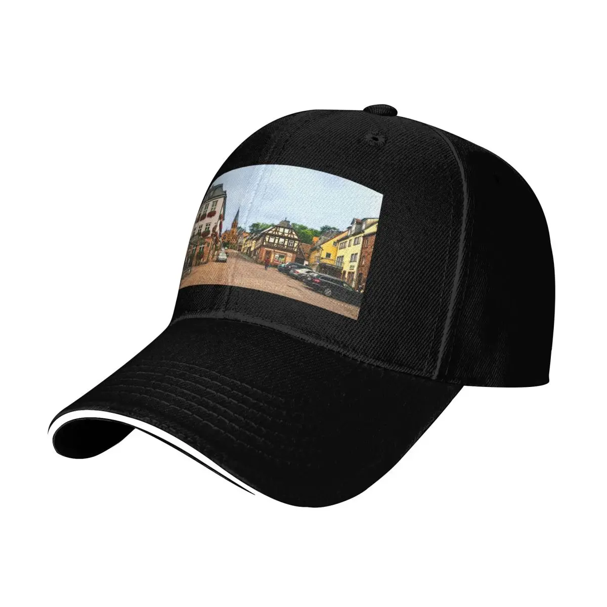 

Miltenberg, Germany Street Scene Baseball Cap Hat Luxury Brand Gentleman Hat Christmas Hat Hats For Women Men's