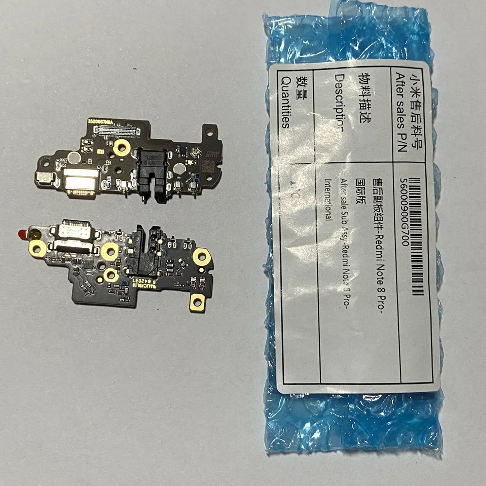 100% Brand New Original Charging Port For Xiaomi Redmi Note 8 Pro 8T 2021 Quick Fast USB Charger Dock Board Connect Flex M1908C3 image 4