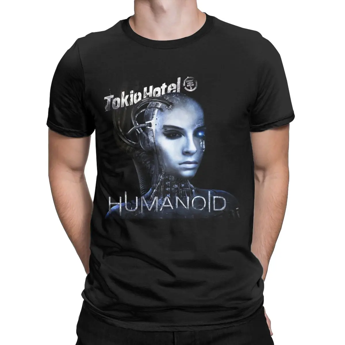 Summer Men Women Tokio Hotel Logo Humanoid Japan Rock Band T Shirts Merch Pure Cotton T-shirt Clothes Funny Tee Shirt