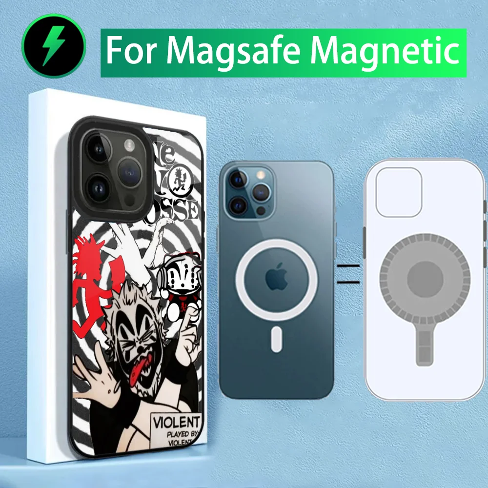 ICP Insane Clown Posse Phone Case For iPhone 16,15,14,13,12,11,Plus,Pro,Max Mini Magsafe Magnetic Wireless Charging