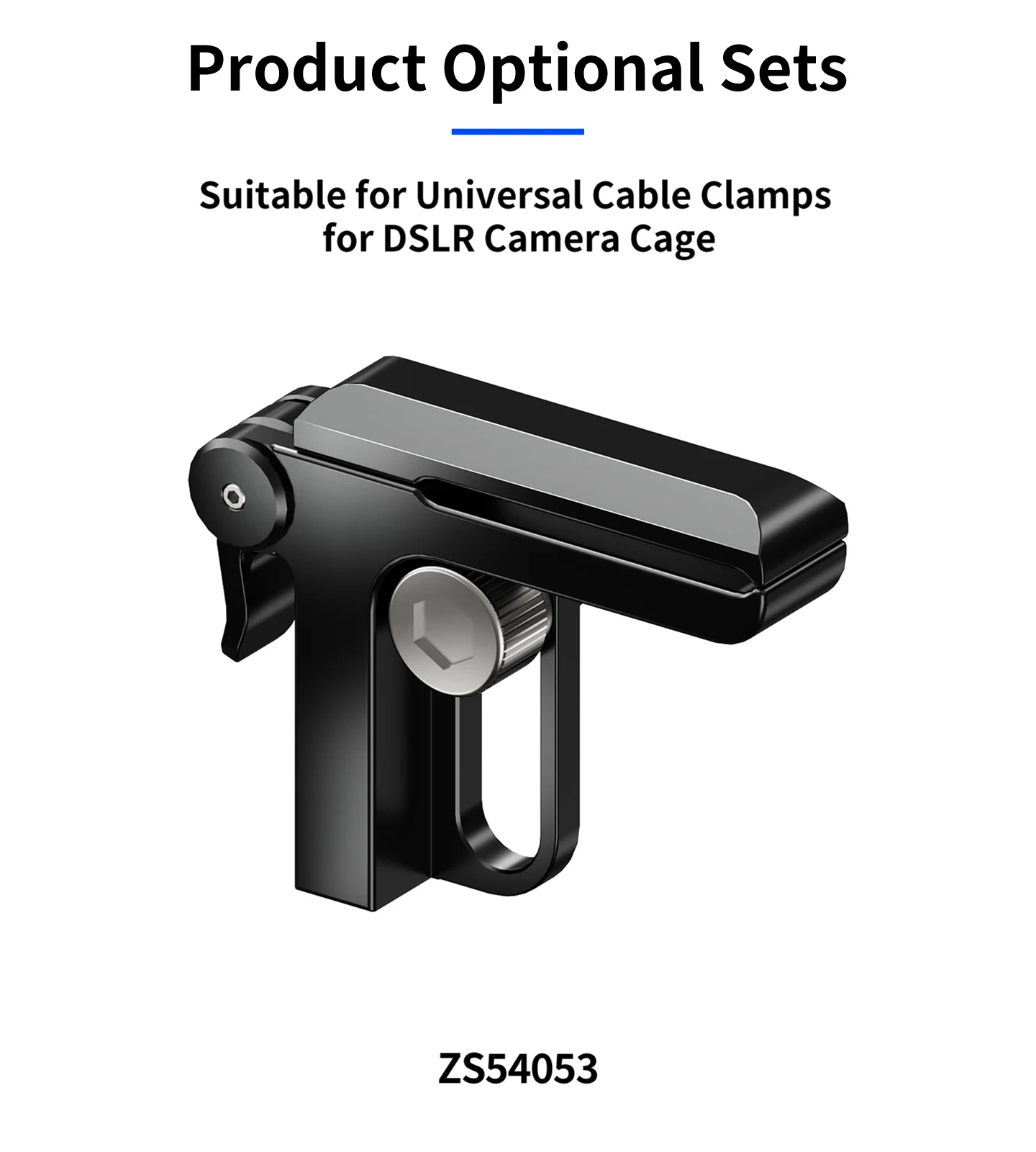 1/4“ Schloss Kamera HDMI-kompatible Kabelklemme DSLR Drahtclip Universal für Sony Canon Video Monitor Käfig Fotografie Rig L Platte – Detail 8