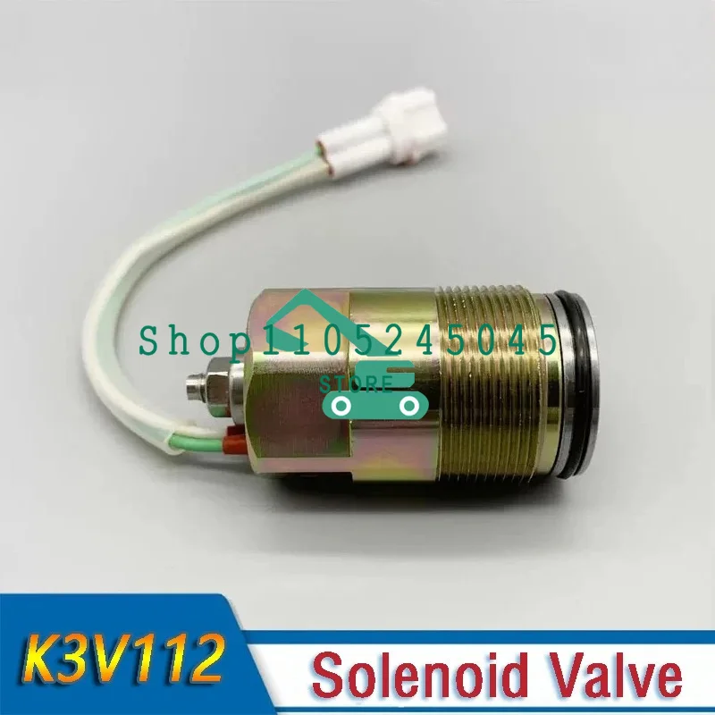 Excavator K3V112 Hydraulic Pump Solenoid Valve YN35V00004F1 For SK200-6 SK200-1/3 R210-5/HD700-7 Spare Parts