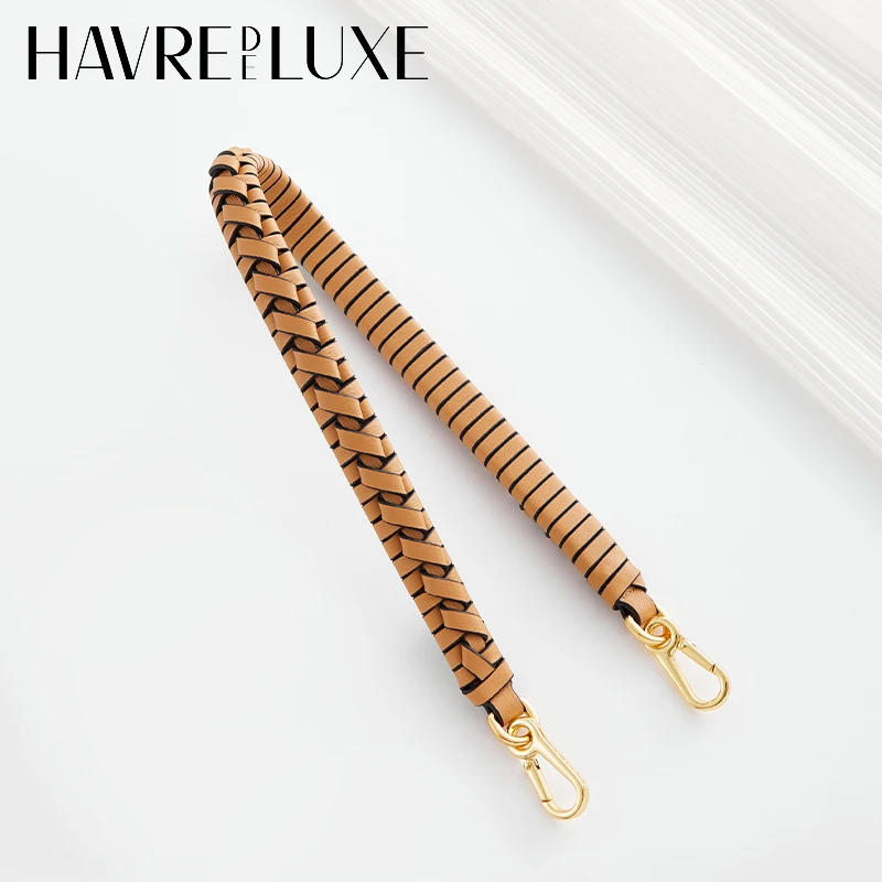 Yellow spiral woven shoulder strap for women bag durable fashion not easy to fade bag modification bag accessories
