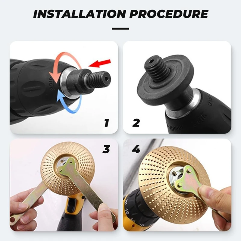 Electric Drill Angle Grinder Connecting Rod Set,10Mm Adjustable Rotary Driver Cutter Shaft,For Cutting Disc Polish Disc