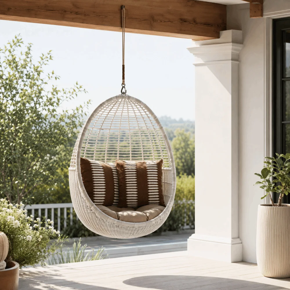 Heavy Duty Swing Suspension Rope Stainless Steel Hook 60/120cm Tie-Down Straps Durable Wear-resistant Hammock Connection Rope