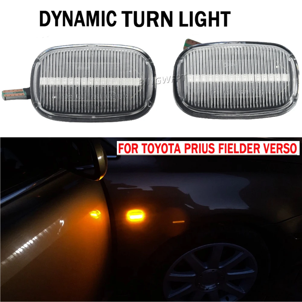 

Боковой указатель поворота для Toyota Avensis Verso Carina Celina Corolla Camry Caldina Harrier Hilux IPSUM LED Dynamic