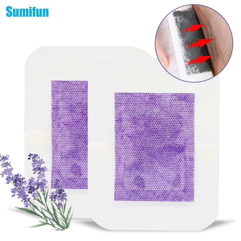 10Pcs/set Lavender Detox Foot Pad Weight Loss Improve Insomnia Slimming Patch Relieve Anxiety Body Relax Beauty Medical Plaster