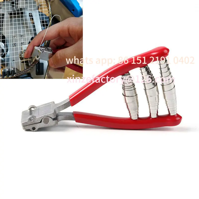 

Customizable badminton racket threading machine