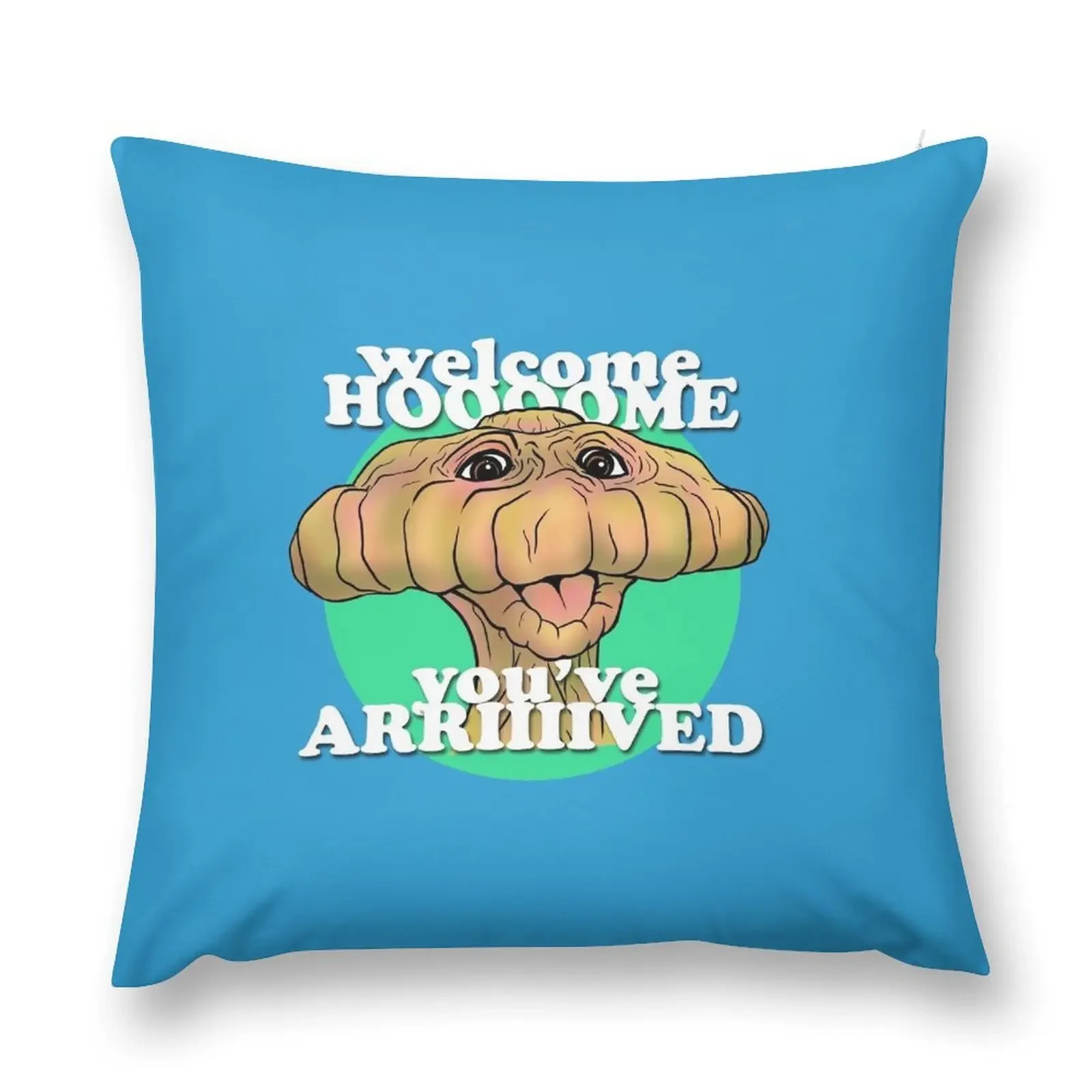 

Welcome Home, You've Arrived! (Blue) Throw Pillow pillow pillowcase Christmas Pillows covers for pillows pillow