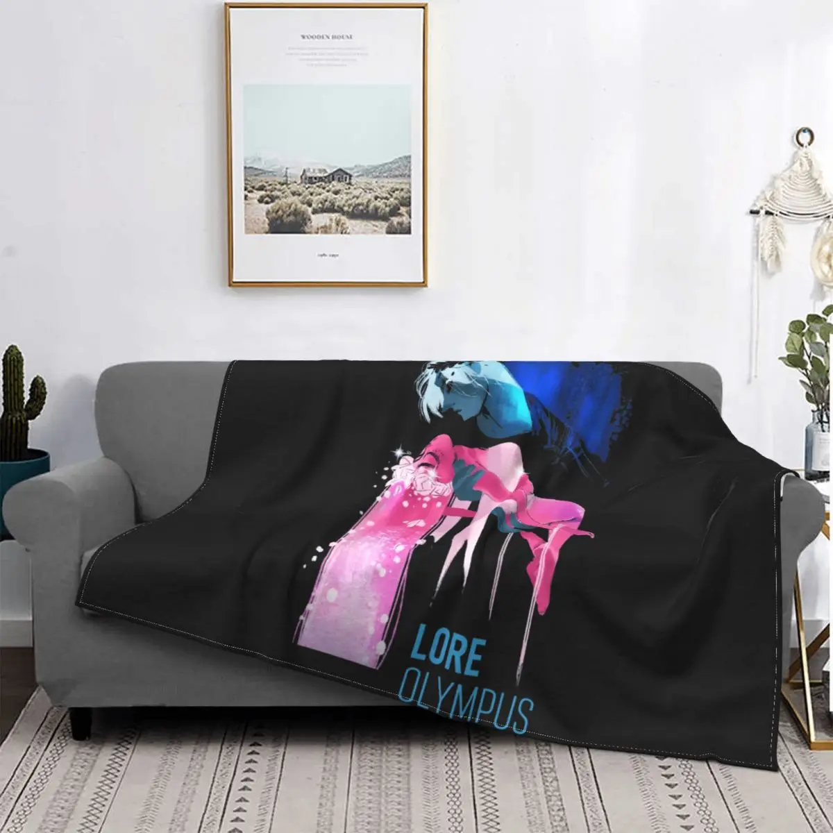 Lore Olympus Hades&Persephone Boyfriend Fit Girls Blanket Plush Bedding Dust Cover Sofa Dedicated Home Decotation