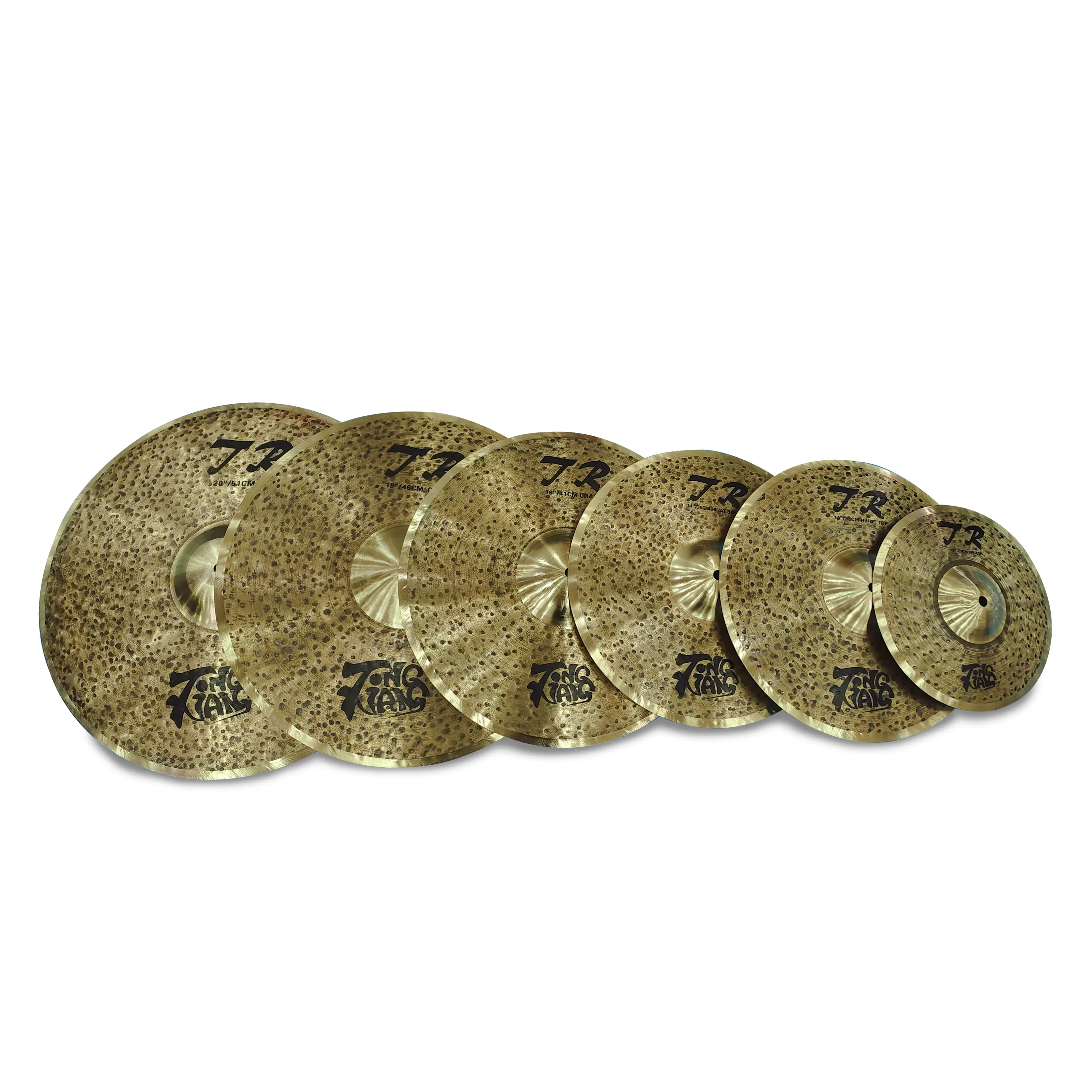 B25 Traditional Handmade Cymbals 6 Pieces Cymbal Set For Musical Instruments