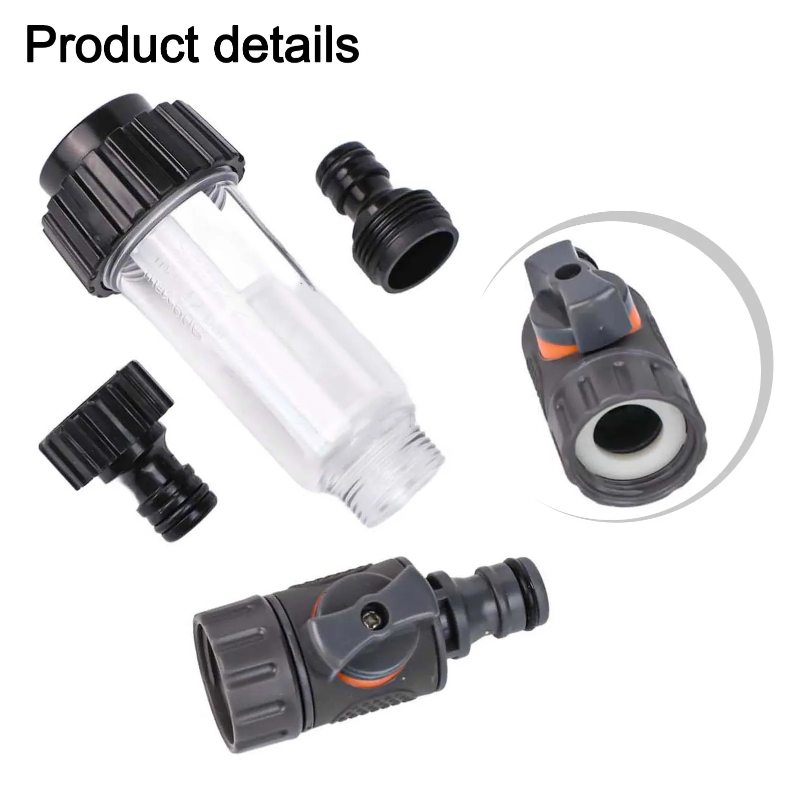

Quick Adapter System Water Filter Set For Outdoor Use Controls Water Flow Easy Installation For Pressure Washers