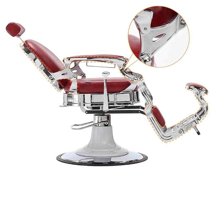 Pedicure Chair Hairdressing Round Swivel Aesthetic Professional Barber Chair Stylist Tattoo Stoel Salon Furniture Hairdressing