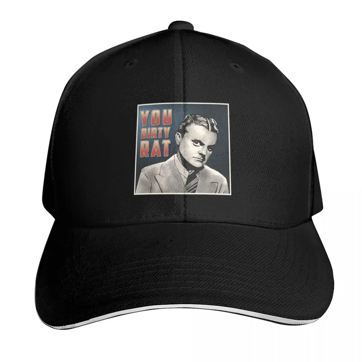 You Dirty Rat! Baseball Cap Quick Dry Performance Cotton Twill Breathable Contrast Two Tone Brim