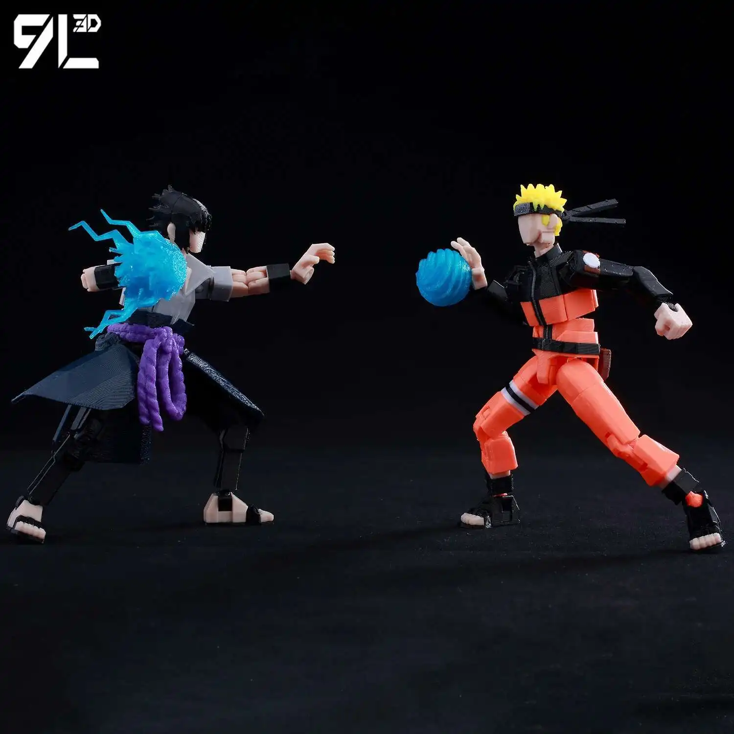 Figurine 3D Lucky13 TITAN13 Rasengan Sasuke Uchiha, Susanoo et boule de feu, Jutsu Pose avec Katana, modèle d'action Anime Dummy13 T13, 9L3D