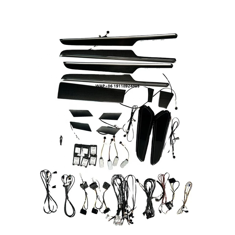 New Arrival Complete Carbon Interior Kits with Atmosphere Light Fit for Macan 2019-2022