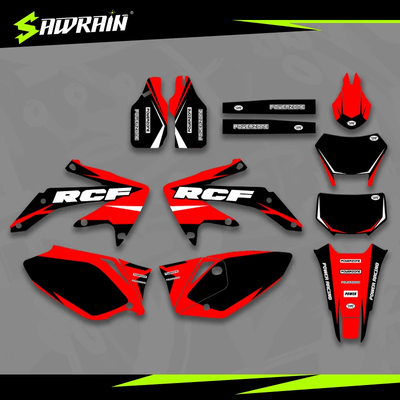 

Наборы наклеек с графикой мотоцикла Sawrain для HONDA 05-07 08-18CRF450X 02