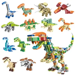 Creativity Mini Insect Animal World Building Block12 in 1Tyrannosaurus rex Model Kit Brick Home Decor Birthday Toy Gift for Kid