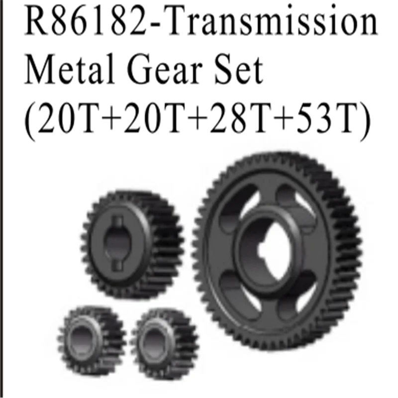 

RGT RC Spare Parts R86182 Transmission Metal Gear Set For 1/10 4wd Scale Crawler Ex86110 Pioneer Car Toy Boy