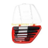 652F 5/6Pcs Broken Damaged Screwdriver Extractor Drill Bit Set Carbon Steel Double Side Screw Pull Center Drill Bit