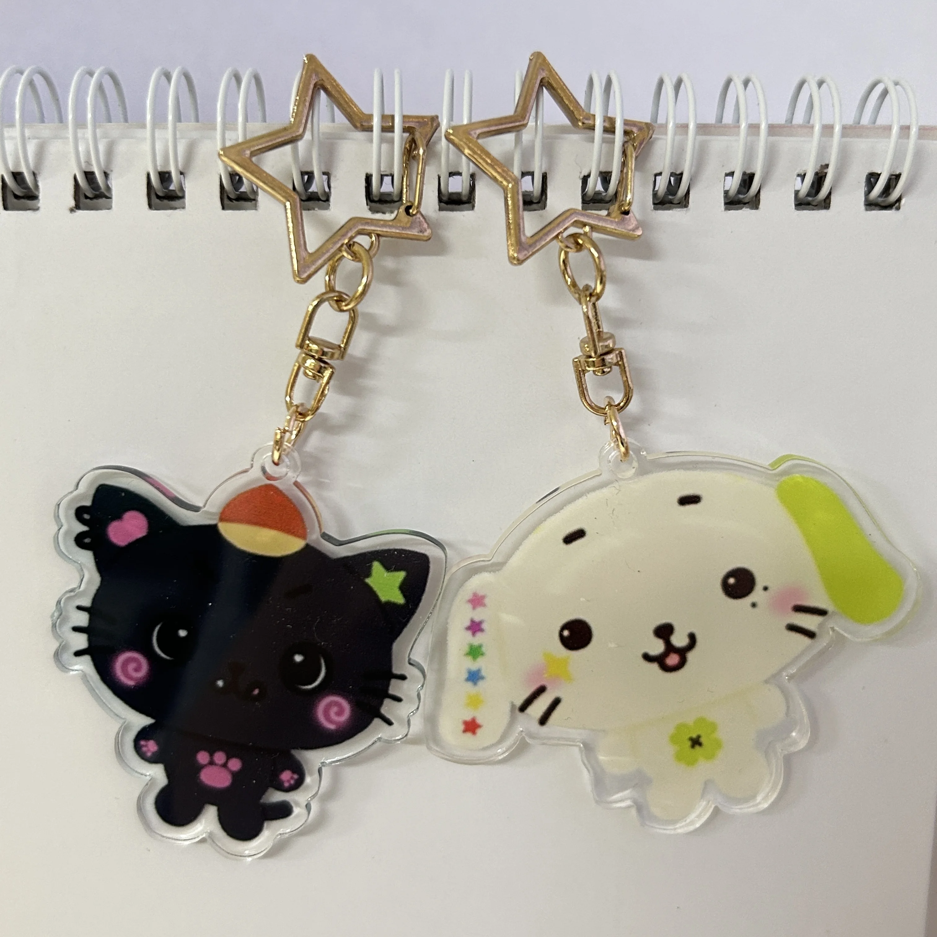 KPOP Boys Idols Lovely Keychain Renjun Jeno Haechan Chenle Transparent Acrylic Keyring Pendant Cartoon Bag Accessories Fans Gift image 3