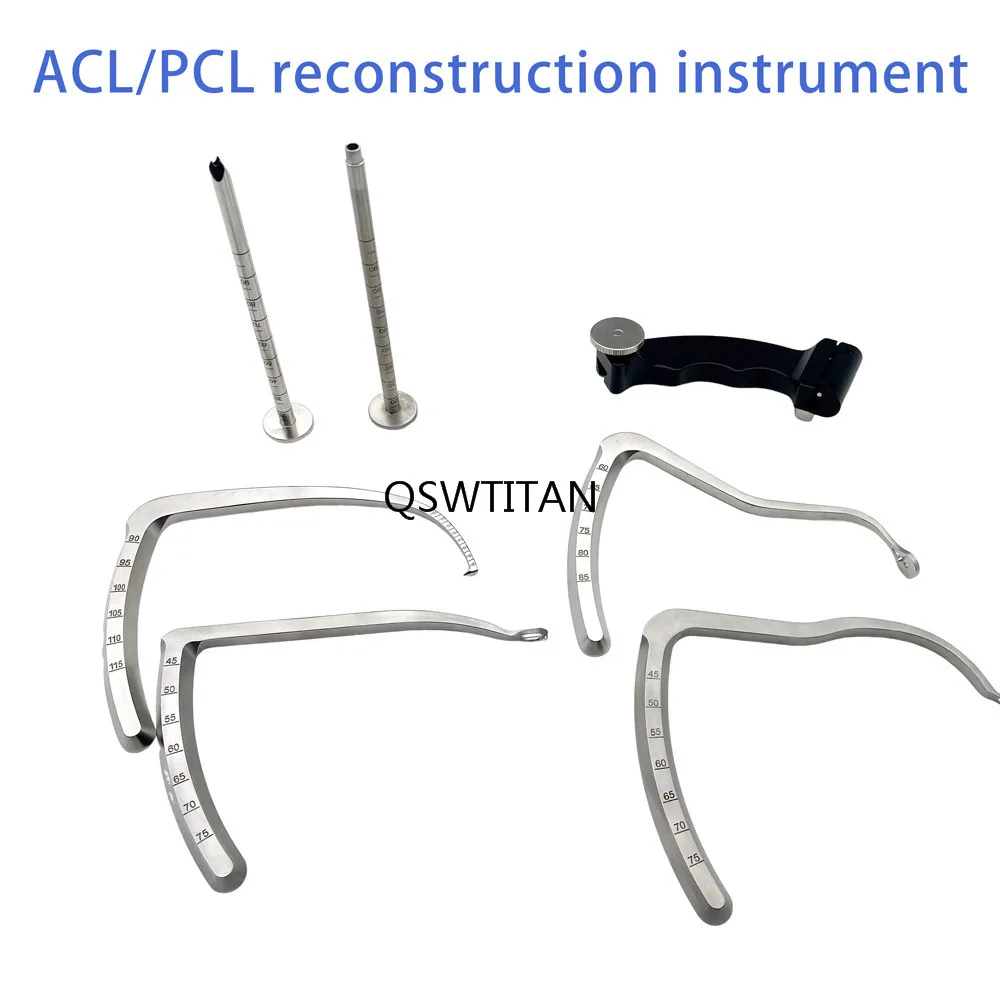 الفولاذ المقاوم للصدأ قابل للتعديل C-نوع دليل الحفر البصر لرباط الركبة الكتف Aimer أدوات العظام #5