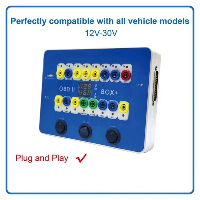 Super Sale CANBUS Protocol OBDII Breakout Box - OBD BOX+Test Tool US Plug