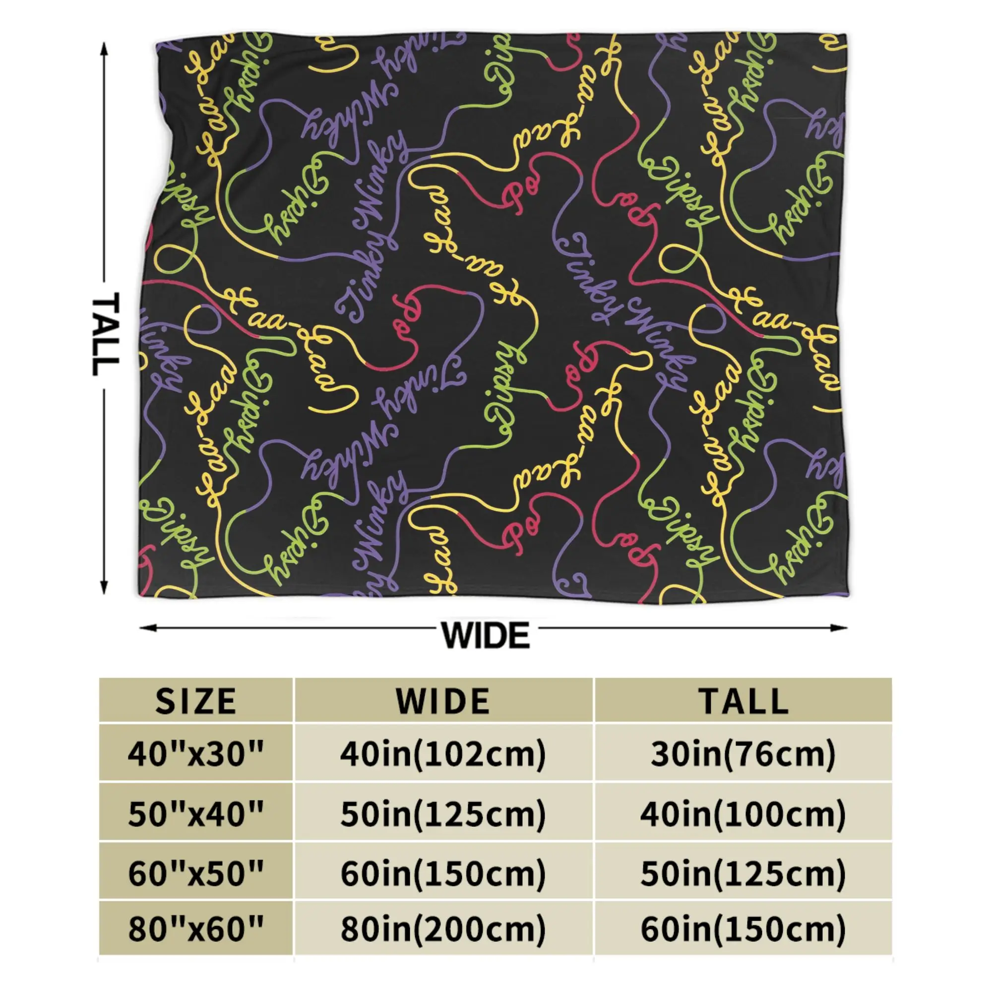 سوبر لينة T-Teletubby الكرتون رمي بطانية قسط الفانيلا الصوف خفيفة الوزن بطانية سرير سوبر مريحة البطانيات كل موسم الاستخدام #5