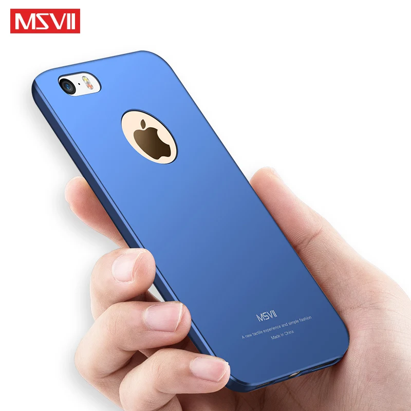 For iPhone5S Case MSVII Ultra Slim Frosted Hard PC Cover For Apple iPhone 5 5S 5SE SE 2 SE2 2020 iPhone5 iPhoneSE Phone Cases