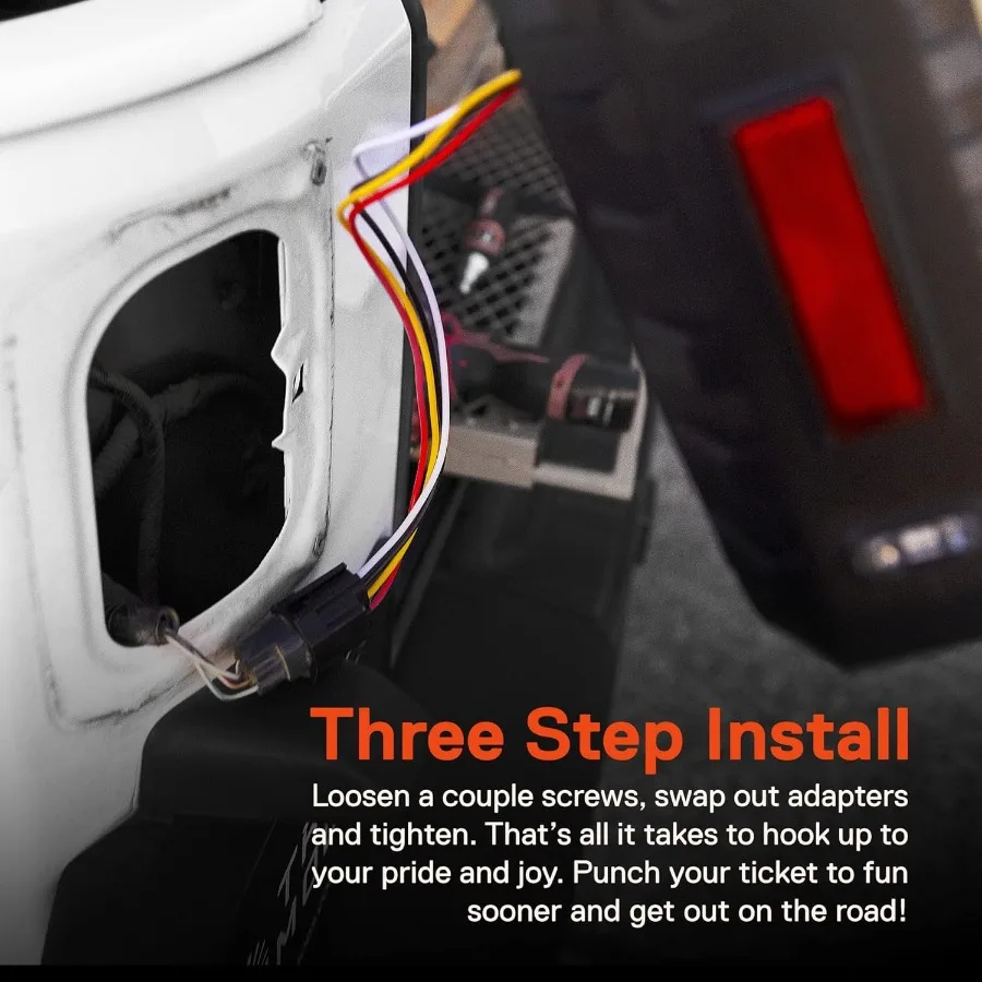 LED Tail Lights Compatible with 20072018 Jeep Wrangler JK JKU for OffRoad Use DOT Approved Smoked Lens Design TBT Turn Signal a