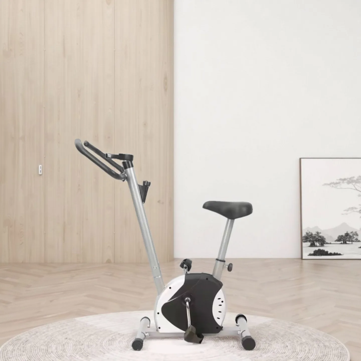 

Workout Sports Fitness Adjustable Resistance Cycling Exercise Stationary Bike for Home Gym