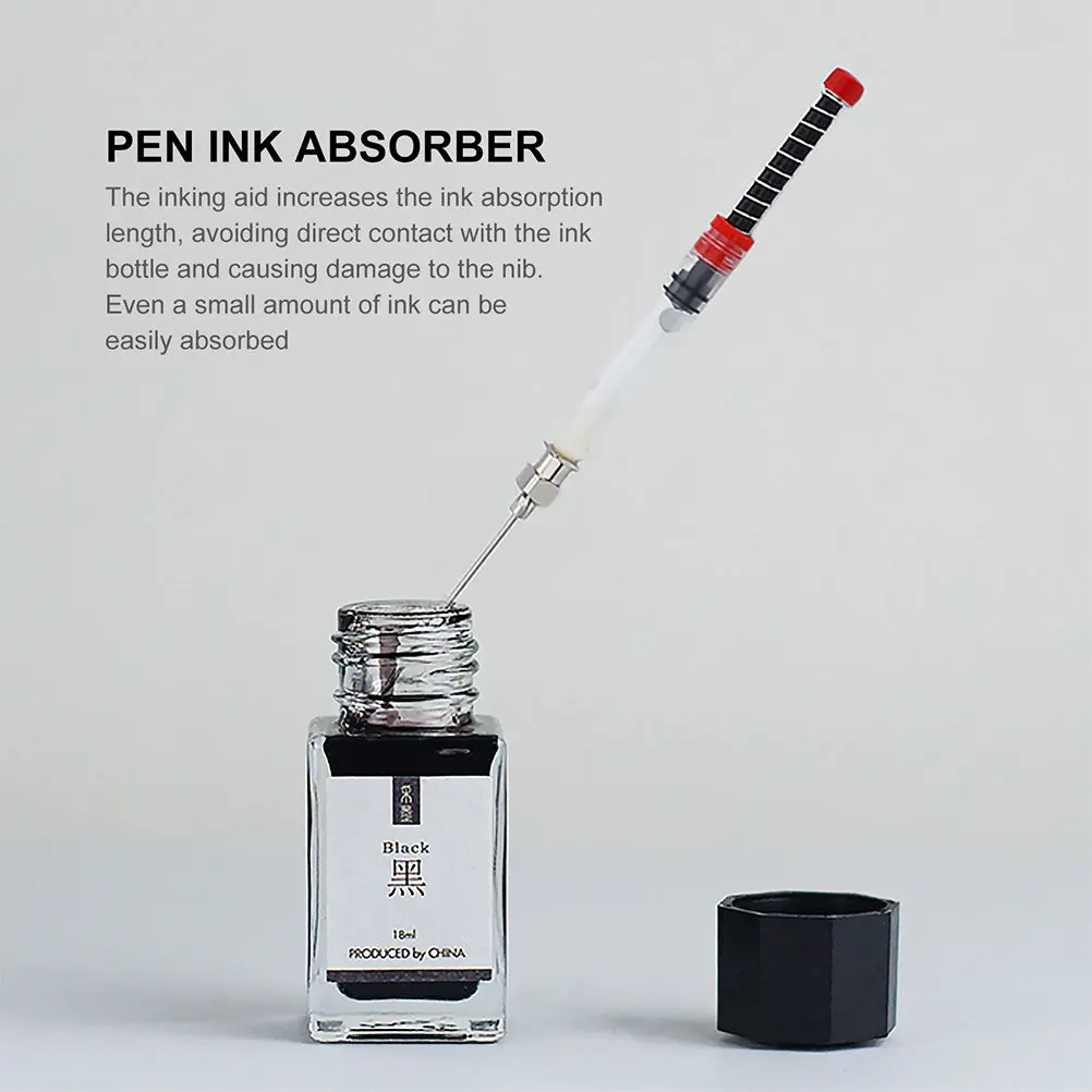 6Pcs Fountain Pen Ink Converter Absorber Lightweight Ink Filling Tool for Fountain Pens School Stationery Supplies