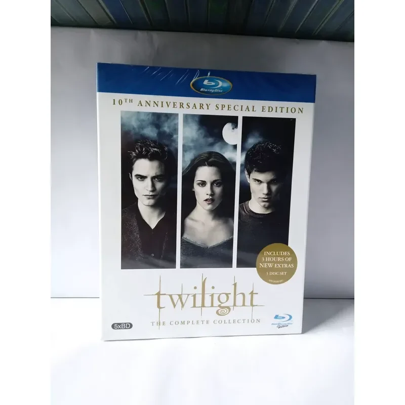Blu-ray Disc Twilight Saga Movies 1 to 5 Complete Collection Brand New Sealed Box Set