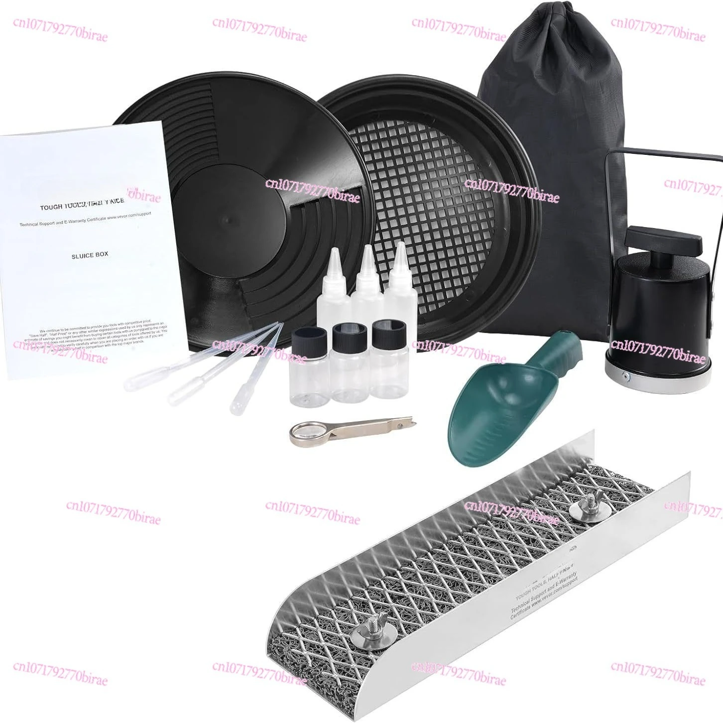 

Mini Sluice Box Gold Translation Kit, 12 Aluminum Gold Mining Equipment