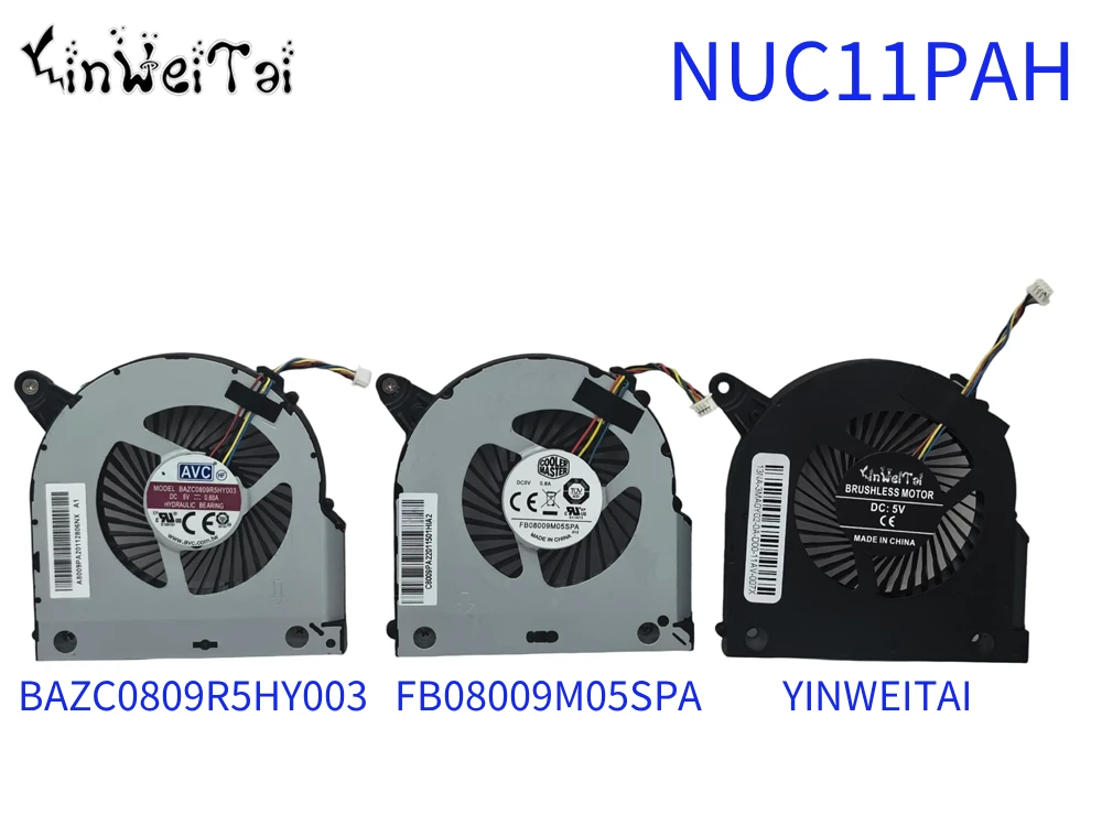 Cooling Fan BAZC0809R5HY003 FB08009M05SPA for Intel NUC 11 Panther Canyon Mini PC NUC11PAHi5 NUC11PAHi7 EG75070S1-C570-S9A