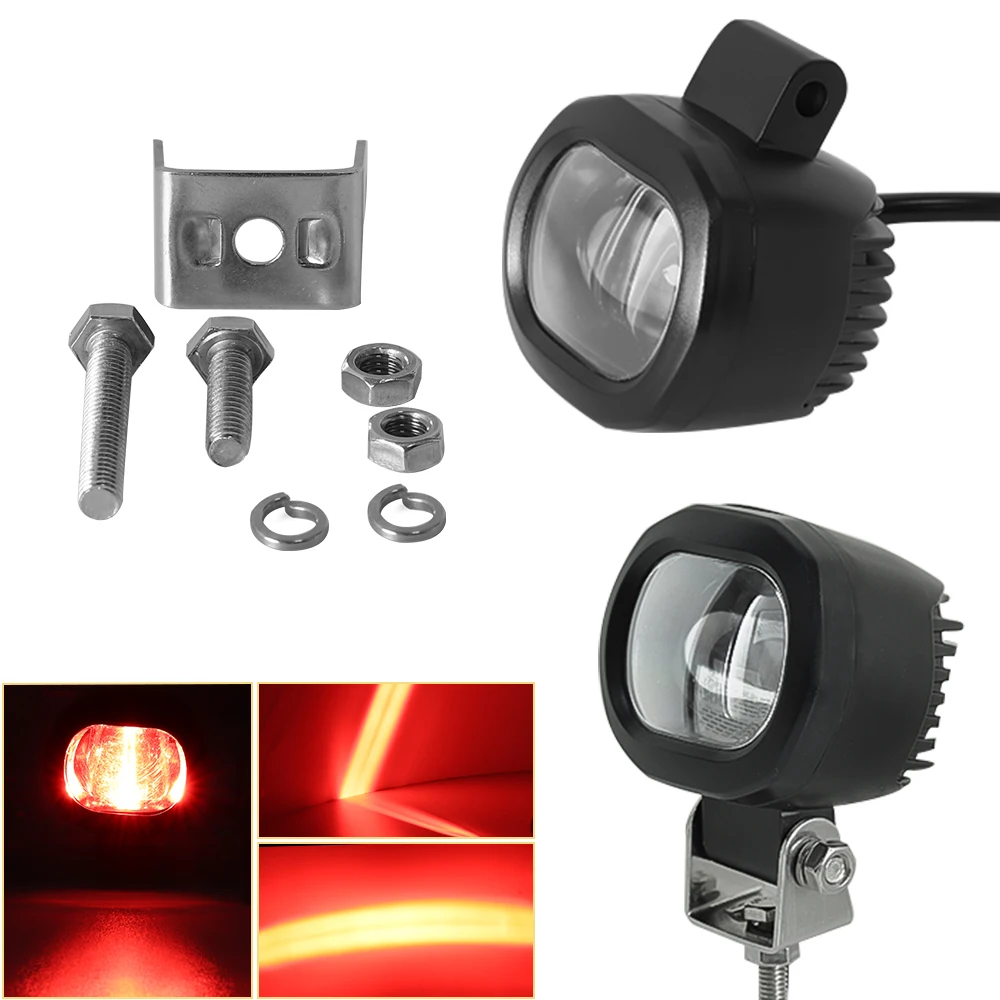 Forklift LED Red Line Projection Light Bar Truck Side Marker Indicator Lamp For Fork Truck Industrial Vehicle 10V-24V 1pc