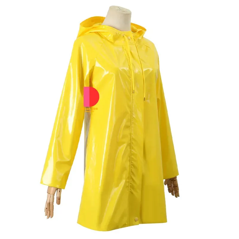 2025 12 أزياء تنكرية من كورالاين السر مع فستان سترة بقلنسوة ويبي لوفات ومعطف واق من المطر بدلة الهالوين الجديدة أ #4