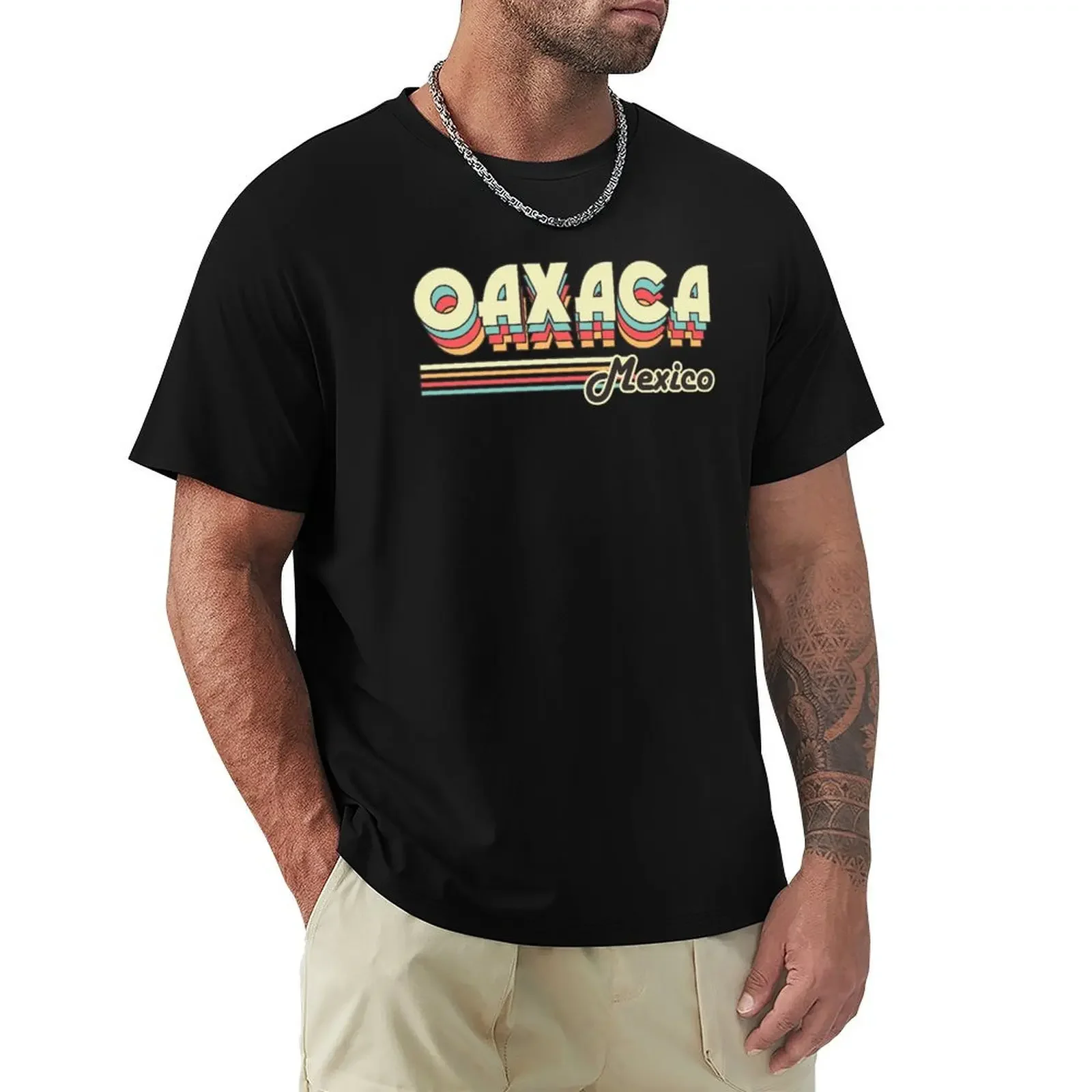 Oaxaca city T-Shirt for a boy customizeds plain t shirts men heavyweight fashion Round Neck new in tops & tees shirt homme 2024