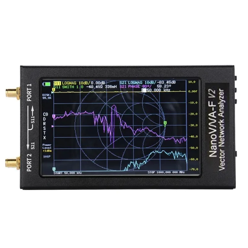 New 4.3 Inch Touch Screen NanoVNA-F V2 3GHz Vector Network Analyzer NanoVNA Antenna Analyzer